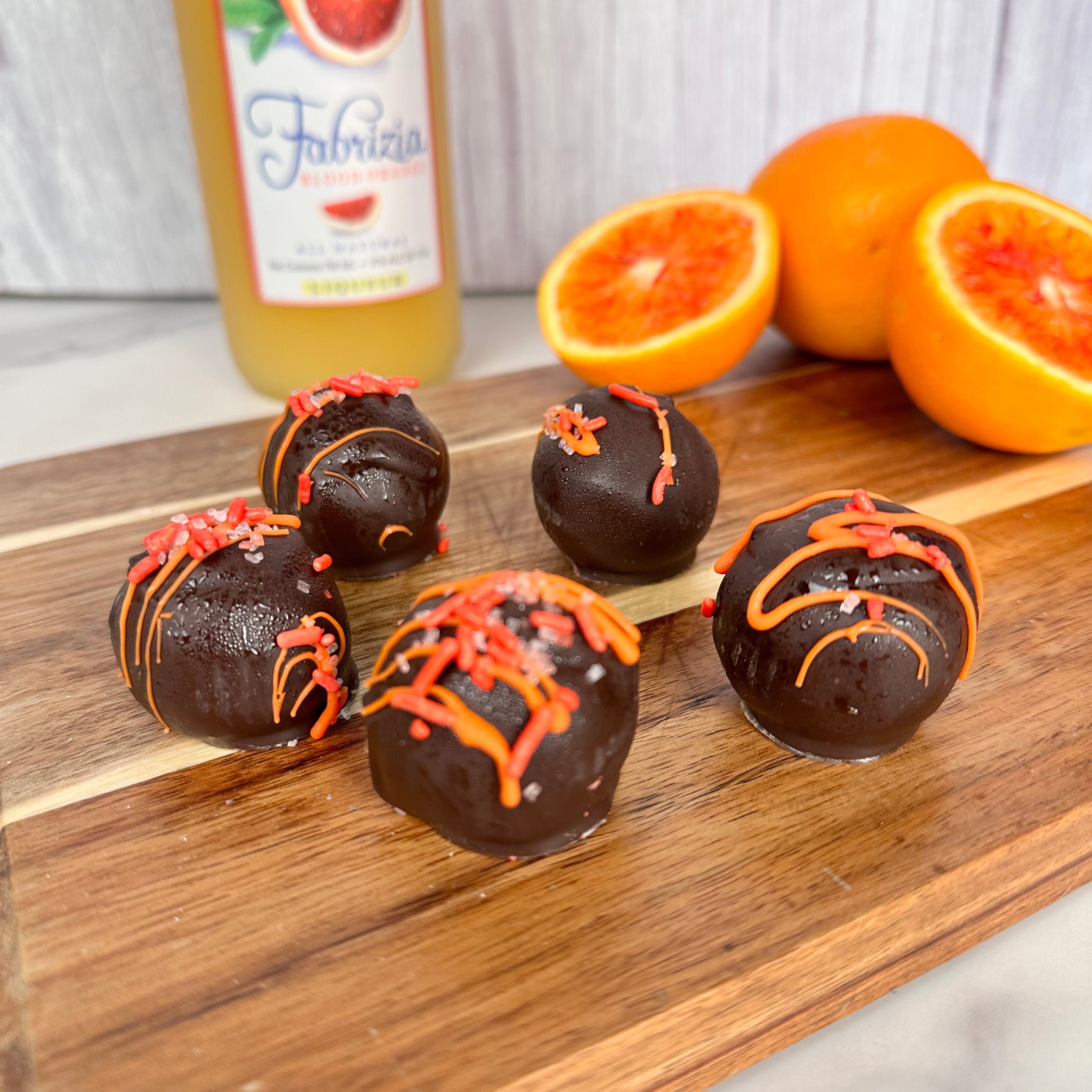 Chocolate Blood Orange Truffles