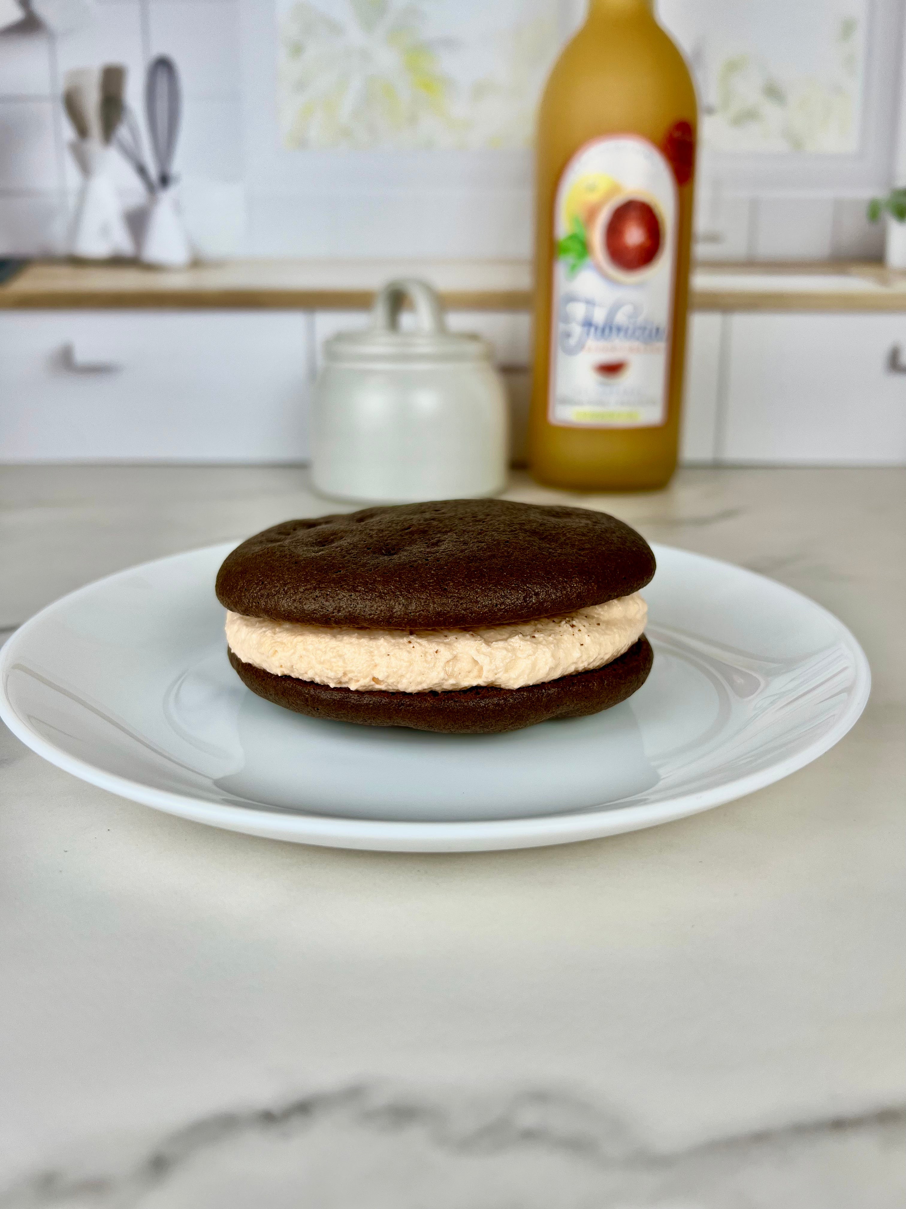 Double Chocolate Blood Orange Whoopie Pies